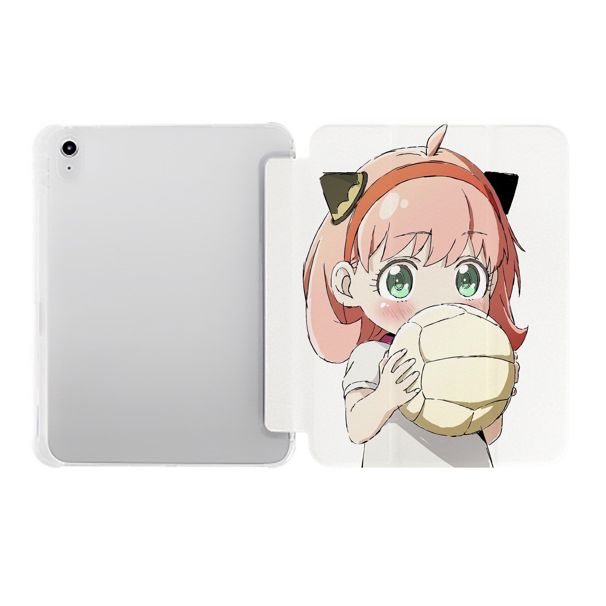 （画像用） SPY×FAMILY间谍家家酒 IPad ケース ペン収納付き 三つ折りスタンド PUレザー×シリコン 対応機種9.5/10.5/10.9インチ